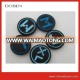 Decorative garment black plating laser branded logo metal flatback rivets and studs,Customized china manufacturer jeans rivet