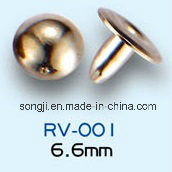 Factory Customized Different Sizes Round Metal Rivets for Garment Accessories